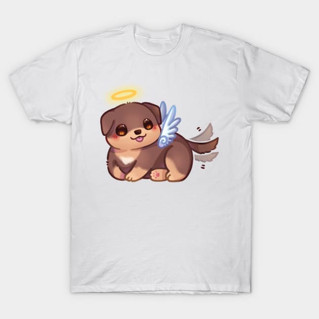 Angel Puppy T-Shirt by Riacchie Illustrations